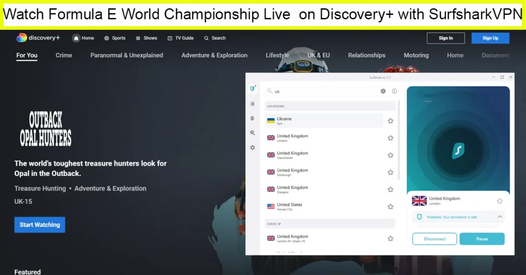 Watch 2023 Formula E World Championship Live in Australia on Discovery+ with SurfsharkVPN
