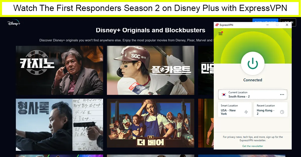 ExpressVPN is the Best and Fastest VPN to Watch The First Responders Season 2 from Anywhere on Disney Plus