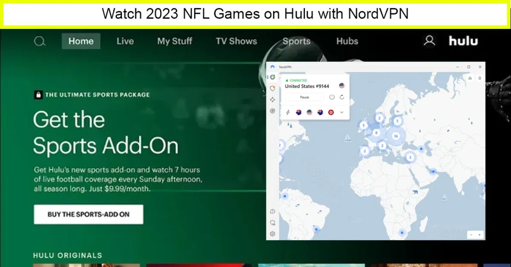 Watch 2023 NFL Preseason Games outside USA on Hulu with NordVPN